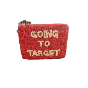 Kate Spade X Target Going To Target Beaded Clutch Red